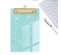 Sparkly Mini Clipboard Mini Acrylic - Pocket School Clip Board Portable for | Portable Clip Boards for Nurses Teachers Students Artists | Professionals Home Office Classroom School Hospitals Workshops