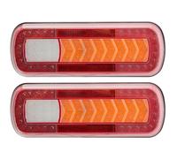 SPARKMOTO 2 x Fanali Posteriori Rimorchio Led Omologati Con Stop,Luci Posteriori Led Per Rimorchio Camion Caravan,Fari Posteriori Rimorchio Sommergibile 12v 24V