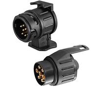 SPARKMOTO Adattatore rimorchio 7 Poli 13 Poli,Adattatore per Gancio di Traino,Adattatore per portabici,adattore 13 a 7 Poli E adattore 7 a 13 Poli rimorchio Impermeabile,Adattatore Spina rimorchio(B)