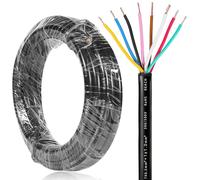 SPARKMOTO Cavo 8 Poli rimorchio 5M, Cavo luci rimorchio 8 conduttori, 80V 48V 24V 12V Cavo 8 Poli per rimorchio,Cavo per Veicolo(7x0,5 mm²+1x1 mm²)