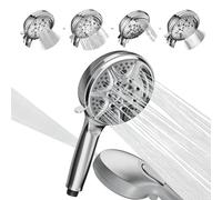 SparkPod 5`` 9 Setting Shower Head With On/Off Switch Chrome NUOVO