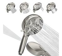 SparkPod 5`` 9 Spray Setting Shower Head with On/Of Nickel NUOVO