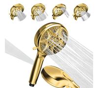 SparkPod 5`` 9 Spray Setting Shower Head with On/Off Chrome NUOVO