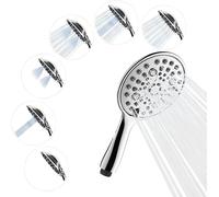 SparkPod 6 Function High Pressure Handheld Shower Head Chrom NUOVO