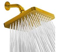 Merchandising Sparkpod Fixed Shower Head High Pressure 20Cm Square Gold