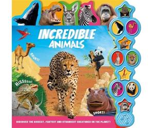 Sparkpool Incredible Animals (Libro di cartone) My First Tabbed Sound Book