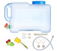 Sparkstarses Tanica per Acqua con Rubinetti, 18L Tanica Acqua in Plastica, Tanica per Acqua da Campeggio, Serbatoio Acqua Campeggio per Cucina, Camper, furgoni, Camion, Campeggio, Scuola, Ospedale
