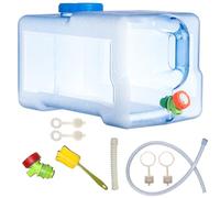 Sparkstarses Tanica per Acqua con Rubinetti, 22L Tanica Acqua in Plastica, Tanica per Acqua da Campeggio, Serbatoio Acqua Campeggio per Cucina, Camper, furgoni, Camion, Campeggio, Scuola, Ospedale