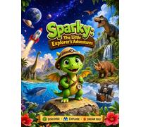 Sparky : the little explorer's adventures: 5 Books in 1: Explore Space, Prehistoric Animals, Jungles & Oceans with 110+ Pages of Fun Facts, Stories, and Coloring for Kids Ages 4-10