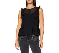 SPARKZ COPENHAGEN Donna Iman Sleeveless Top Camicia Not Applicable, Nero, L