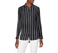 SPARKZ COPENHAGEN Tula Stripe Shirt Camicia, Nero, XS Donna