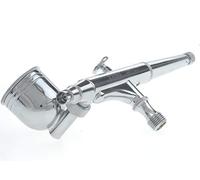 SPARMAX DH125 Aerografo con aspirazione a Doppia Azione, Altri Materiali, Cromo, 0,50 mm