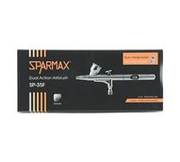 SPARMAX SP35 F Aerografo a gravità a doppia azione, argento, 0,35 mm