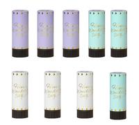 Sparo Di Coriandoli Di 9 Pezzi, Sparo Di Coriandoli Da Matrimonio, Mini Fuochi D'artificio Portatili, Fuochi D'artificio Celebrazione Di Laurea, Biodegradabili