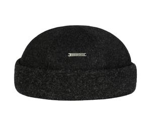 Sparr Mélange Docker Cap by Stetson antracite XXL (62-63 cm)