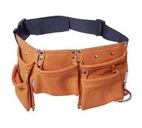 Sparrow Angel Cintura Porta Attrezzi Pelle Cintura for Gli Attrezzi Borsa cacciaviti di Lavoro Bag Borsa Giardinaggio Repair Tool Belt Bag Rack Storage Bag (Color : Yellow)