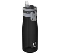 Sparrow Borraccia 1L - TouchFlow Bottiglia Senza BPA - Senza Perdite Borraccia Cannuccia - Borracce Sportiva Flusso Rapido Con Un Clic per Scuola, All'aperto