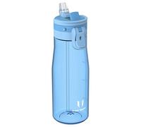 Sparrow Borraccia 1L - TouchFlow Bottiglia Senza BPA - Senza Perdite Borraccia Cannuccia - Borracce Sportiva Flusso Rapido Con Un Clic per Scuola, All'aperto