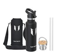 Super Sparrow Borraccia Bambini, Bottiglia Termica Senza Perdite - 620ml, Senza BPA Borracce, per Scuola, Sport, Campeggio, Yoga, Palestra, Ciclismo