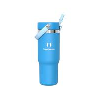 Sparrow Borraccia Termica con Cannuccia - 20Oz/30Oz/40Oz -Bicchiere Termico | Borracce Termiche Acciaio Inox, Bottiglia Termica Tazza Mug, Antigoccia senza BPA, Caldo e Freddo, Lavastoviglie, per Auto