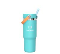 Sparrow Borraccia Termica con Cannuccia - 20Oz/30Oz/40Oz -Bicchiere Termico | Borracce Termiche Acciaio Inox, Bottiglia Termica Tazza Mug, Antigoccia senza BPA, Caldo e Freddo, Lavastoviglie, per Auto