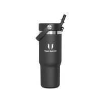 Sparrow Borraccia Termica con Cannuccia - 20Oz/30Oz/40Oz -Bicchiere Termico | Borracce Termiche Acciaio Inox, Bottiglia Termica Tazza Mug, Antigoccia senza BPA, Caldo e Freddo, Lavastoviglie, per Auto