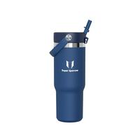 Sparrow Borraccia Termica con Cannuccia - 20Oz/30Oz/40Oz -Bicchiere Termico | Borracce Termiche Acciaio Inox, Bottiglia Termica Tazza Mug, Antigoccia senza BPA, Caldo e Freddo, Lavastoviglie, per Auto