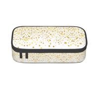 Sparsed Dreamy Stars and Spots - Astuccio per cancelleria, con cerniera, per ragazzi, ragazze, studenti, scuola, Nero , Taglia unica, Valigia