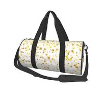 Sparsed Dreamy Stars And Spots - Borsone sportivo con stampa di stelle e pois, borsa da palestra, borsa da viaggio, borsa da palestra, per allenamento, viaggio notturno, unisex, taglia unica, colore: