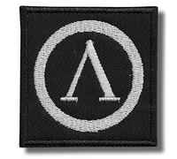 Sparta - embroidered patch 6 x 6 cm