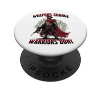 Sparta T Molon Labe - Guerriero spartano con soldato armato PopSockets PopGrip Adesivo