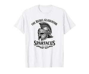 Spartacus Il Gladiatore Ribelle Elmo Romano Maglietta