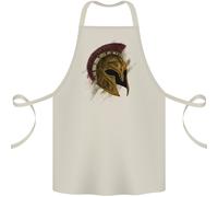 Spartan Casco Palestra Bodybuilding Allenamento Cotone Grembiule 100% Biologico