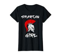 Spartan Girl Spartan Girl Warrior Gladiators Casco Maglietta