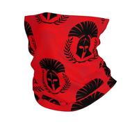 Spartan Helmets Knight Military Red Scaldacollo Lavabile Passamontagna Antivento Bandana per Estivo Bambini Sports 25X50Cm