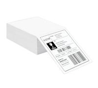 Spartan Industrial - Etichette termiche dirette Fanfold da 10,2 x 15,2 cm (200 pezzi, 1 pila) - Etichette di spedizione stampabili, identificazione della confezione - Compatibile con stampanti