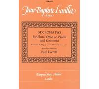 Spartan Press Music LOEILLET J. B - SIX SONATAS OP. 5 VOL. 2 - HAUTBOIS (VIOLON, FLUTE) ET BC Classical sheets Oboe