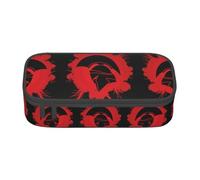 Spartan Warrior Helmet, astuccio grande capiente per cancelleria, con cerniera, per ragazzi, ragazze, studenti, scuola, Nero , Taglia unica, Valigia