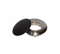 Spartifiamma cucina Smeg piccolo corona inox + piattello 201050799 + 882410153