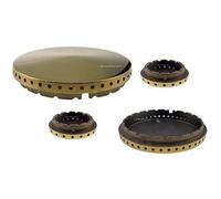 SPARTIFIAMMA IN OTTONE COMPATIBILI CON ** IN - DES IT ** PER CUCINA A GAS 4 FUOCHI CON 2 PICCOLI 1 FORNELLO GIGANTE Diam. Max 89 + Max 76 Min 71. 2 FORNELLO PICCOLI Diam. Max 49 Min 43