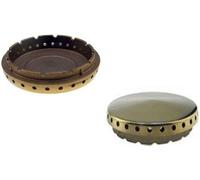 SPARTIFIAMMA OTTONE PER CUCINA GAS COMPATIBILI CON ** I L - VE ** SM - AL VIC ** 2 FORNELLI GRANDI diam max mm 68 min 63 L 5201