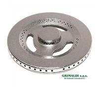 SPARTIFIAMMA TRIPLA CORONA CROMATO PER PIANO COTTURA CUCINA SMEG 882410094