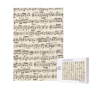 Spartiti musicali,Puzzle in legno da 300 pezzi per adulti e adolescenti