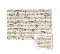 Spartiti musicali,Puzzle in legno da 300 pezzi per famiglie, per adulti e adolescenti, decorazioni per la casa