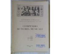 Spartito Compendio di teoria musicale 1. corso / Letterio Ciriaco