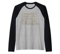 Spartito Manoscritto di Polonaise Eroico di Chopin Maglia con Maniche Raglan