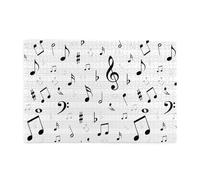 Spartito musicale con chiave di violino, simbolo astratto, Puzzle da 1000 pezzi, puzzle in legno per tutta la famiglia, decorazione da parete per adulti e ragazzi