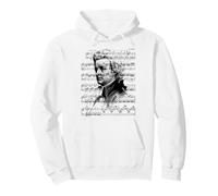 Spartito Wolfgang Amadeus Mozart Composer Pianist Mozart Felpa con Cappuccio