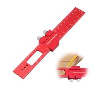 Sparto, righello di precisione, strumento di ritaglio in metallo, per la lavorazione del legno, strumenti Woodpeckers da 45° e 90°, marcature con righello per tracciare e disegnare