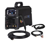 Spartus EasyCUT 40s Compressor - Taglierina al plasma inverter con compressore integrato e accensione pilota per un taglio preciso di metallo fino a 20 mm - 40 A potenza, 230 V